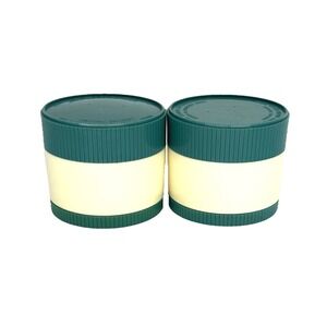 Set of 2 Aladdin 7000 Insulated Thermos Hot Cold Food Soup Storage Vintage Blue